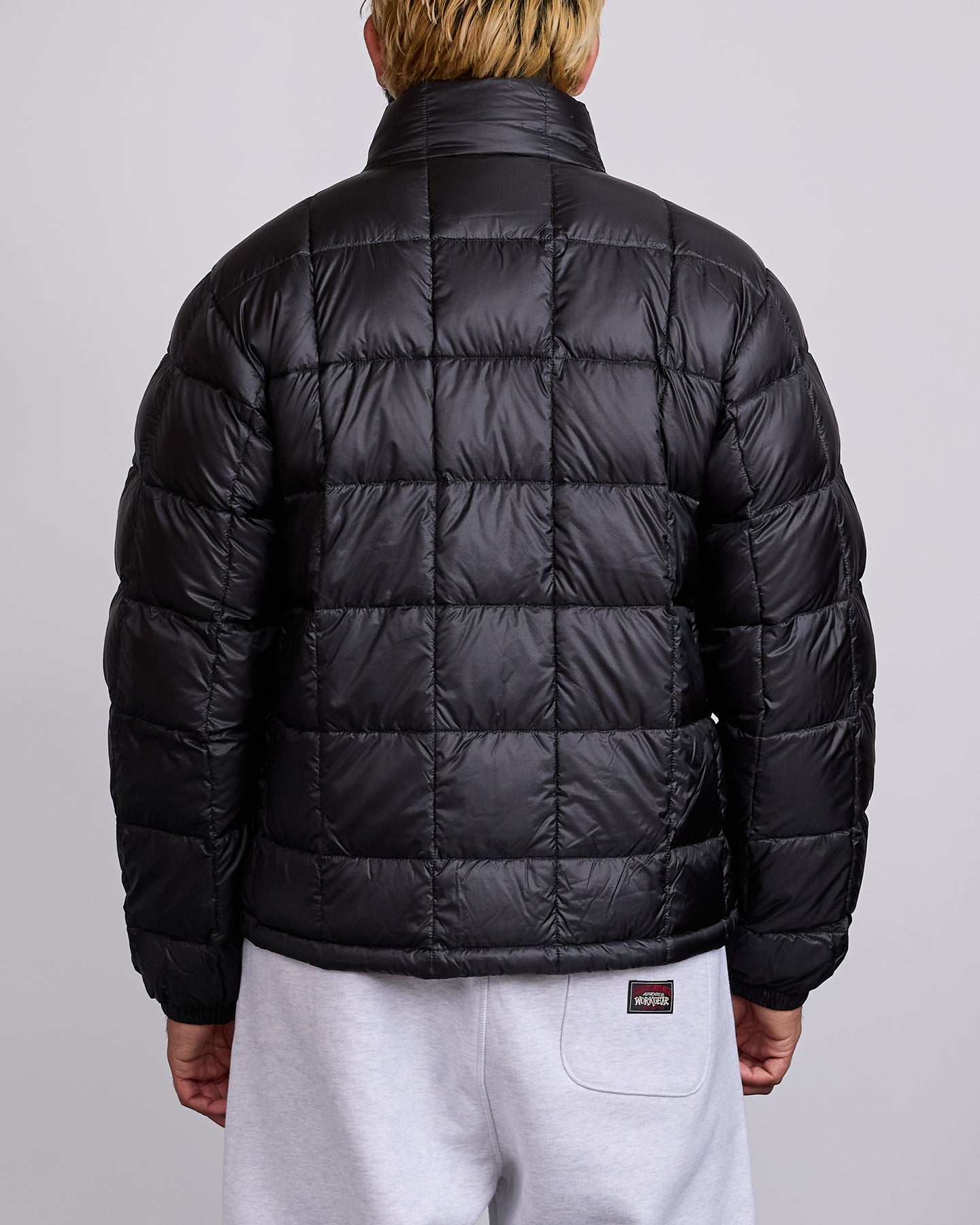 StussyMidweightPufferJacketBla