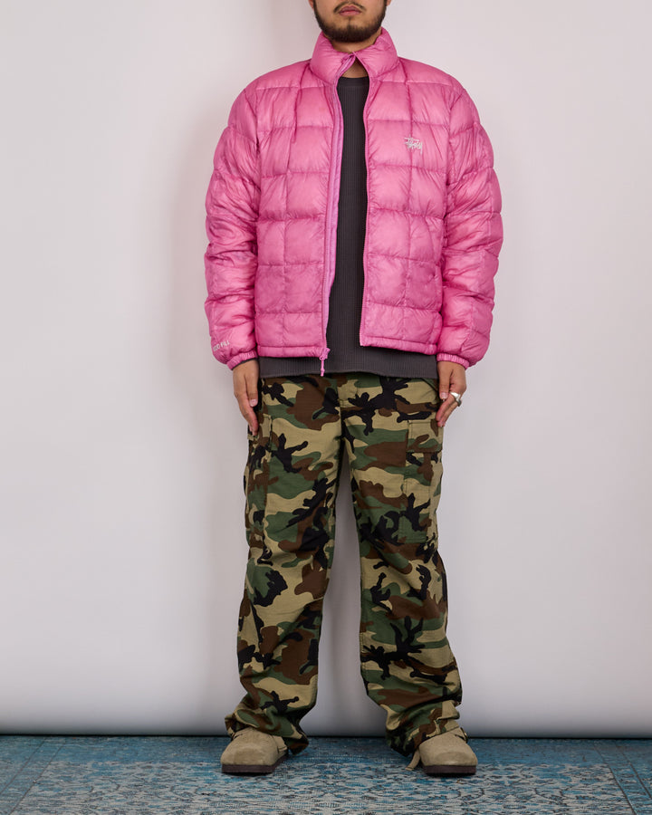 Stussy Midweight Puffer Jacket Pink