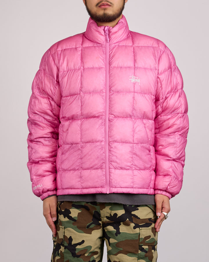 Stussy Midweight Puffer Jacket Pink