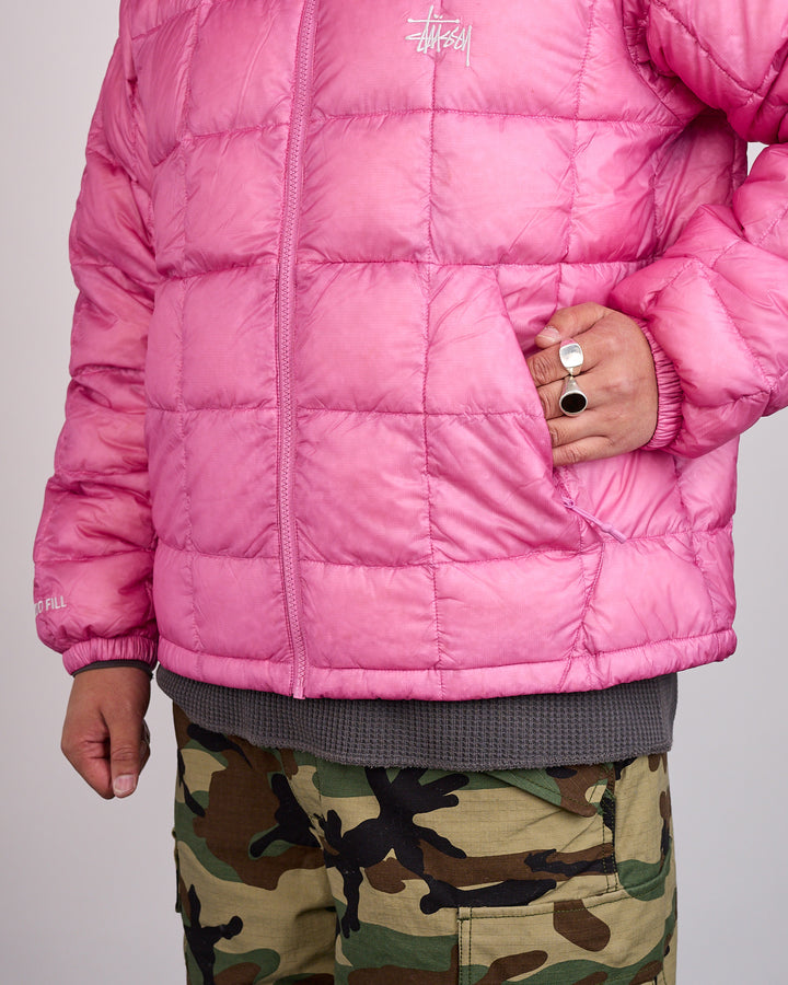 Stussy Midweight Puffer Jacket Pink