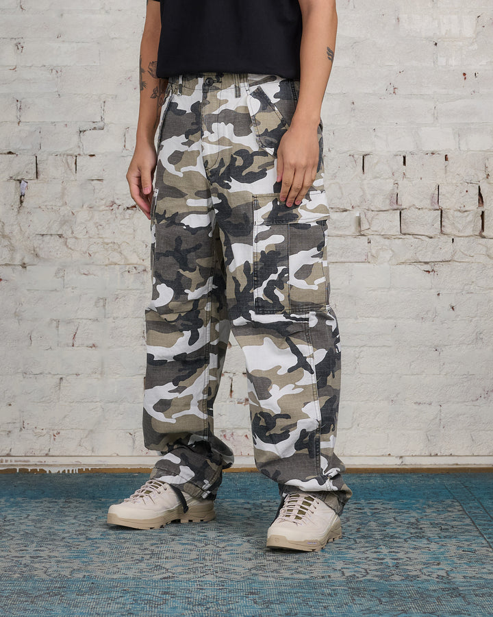 Stussy Military Cargo Pant Ripstop Snow Camo