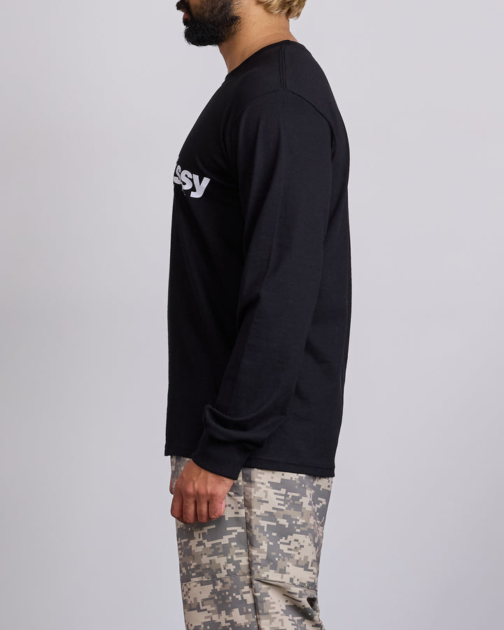 Stussy Mirror Longsleeve T-Shirt Black