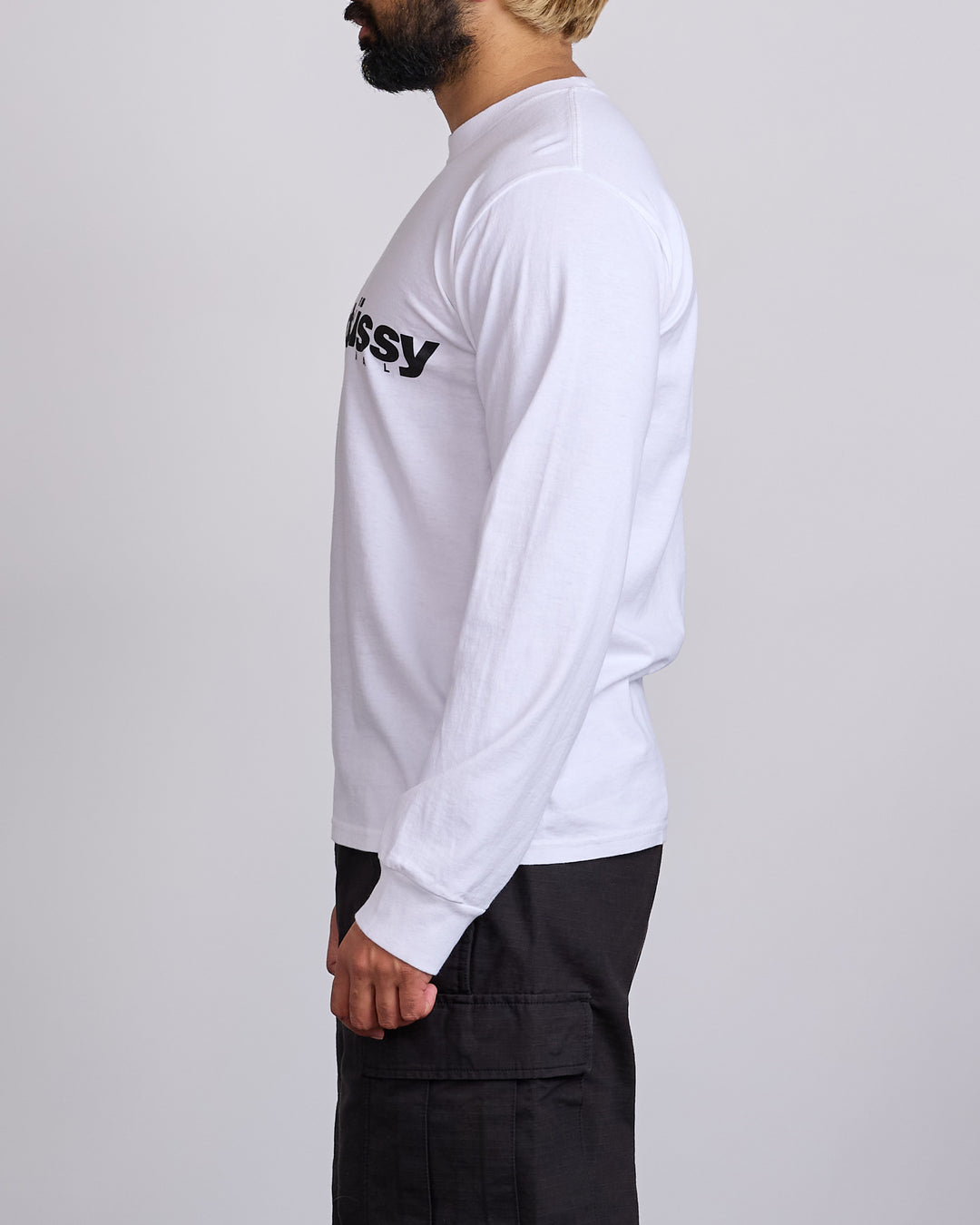 Stussy Mirror Longsleeve T-Shirt White