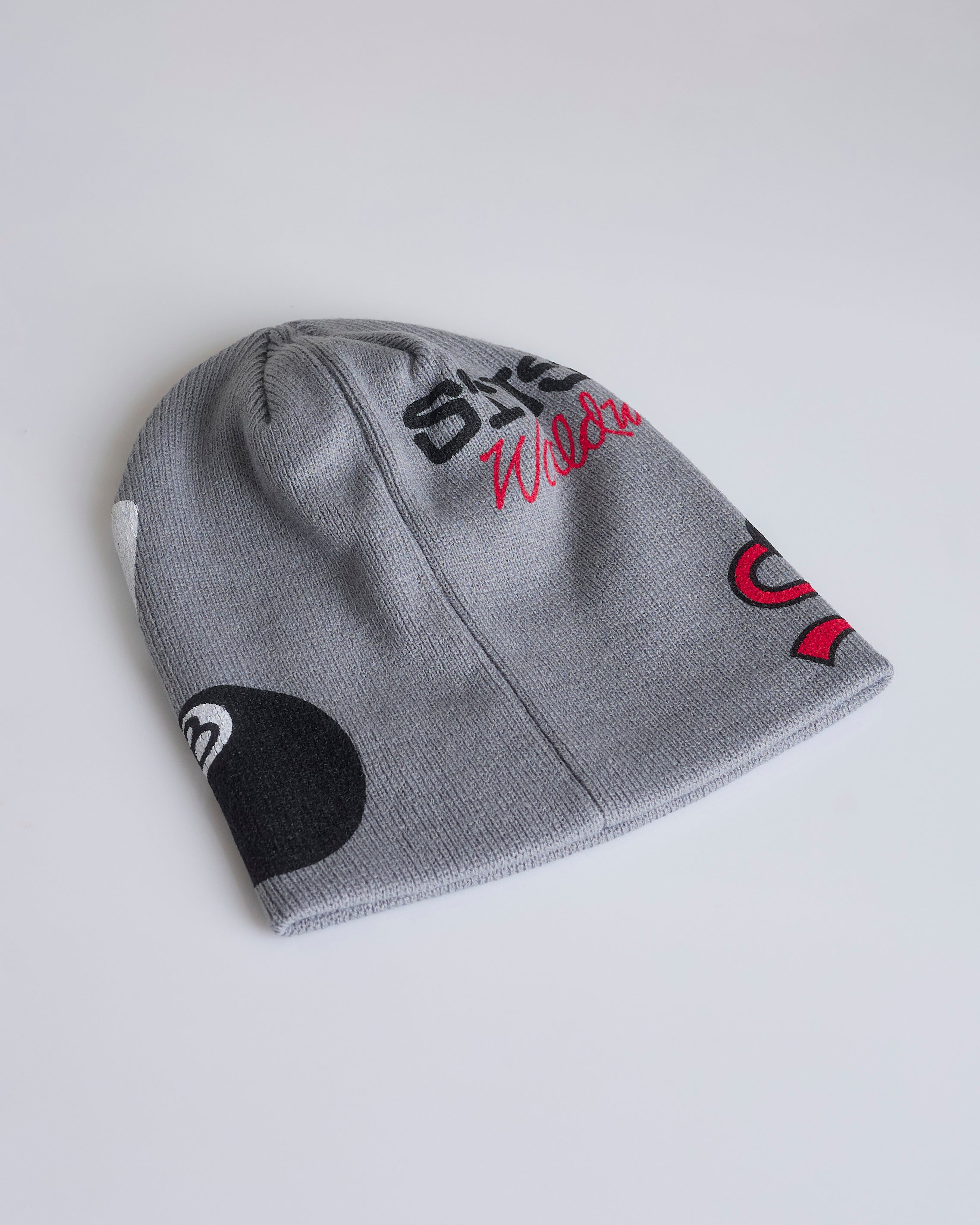 Stussy Mixed Logo Skullcap Beanie Grey – LESS 17