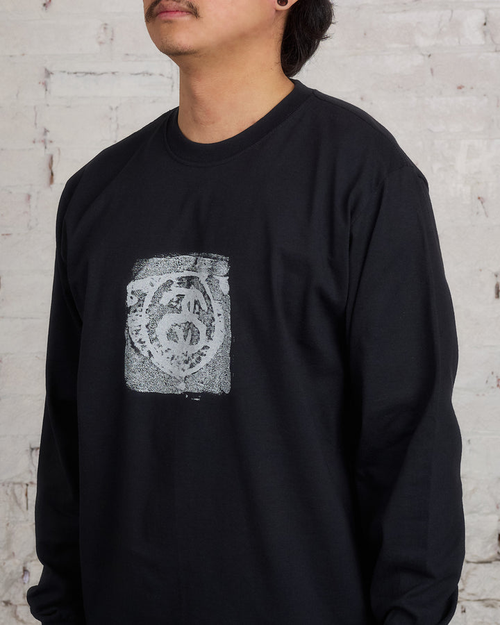 Stussy Monos Long Sleeve T-Shirt Black