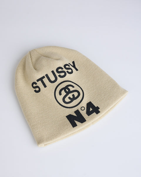 StussyNumber4SkullcapBeanieBon
