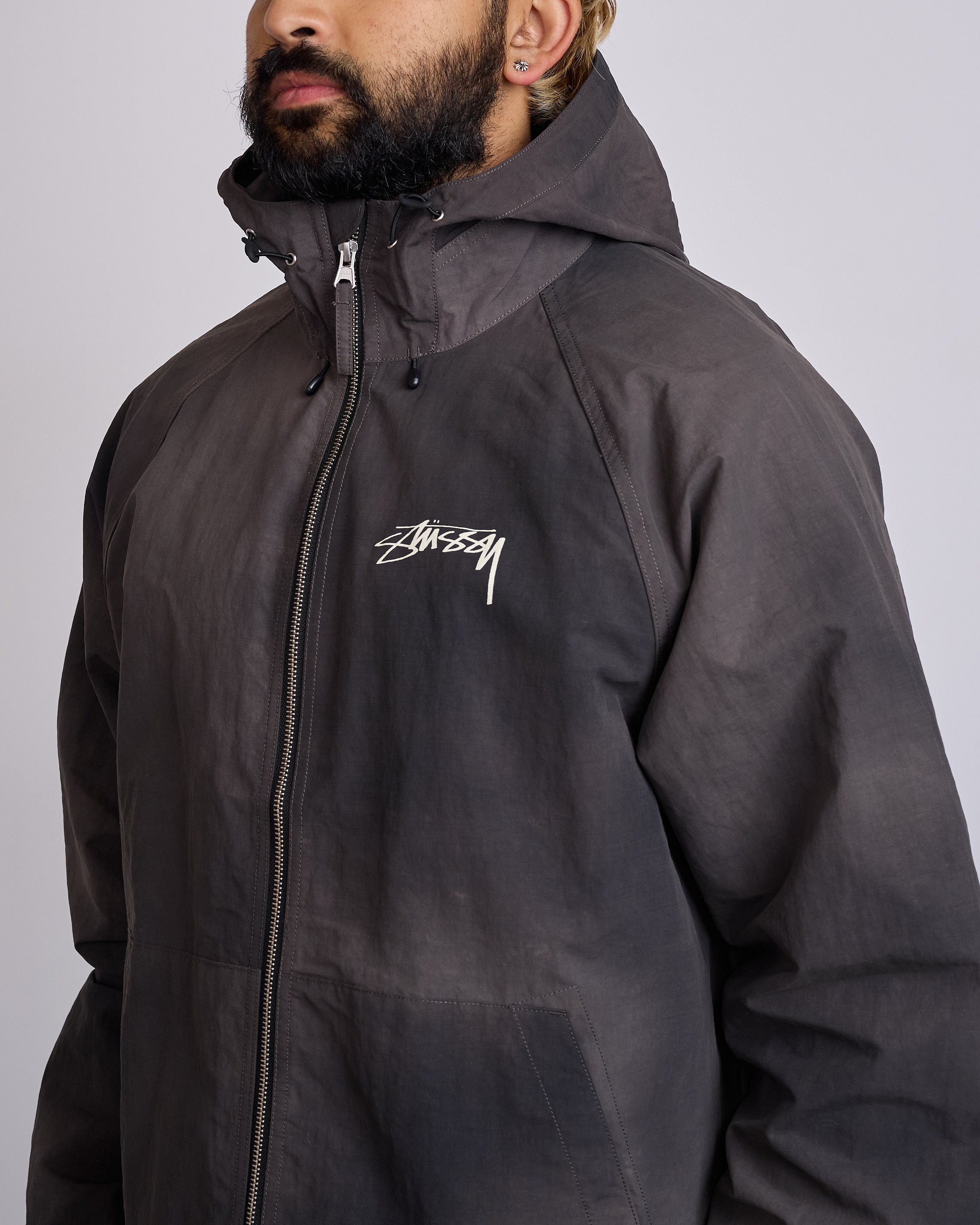 [値下げ中]stussy beach shell jacket レオパード Stussy Wave Dye Beach Shell Jacket Black | eBay