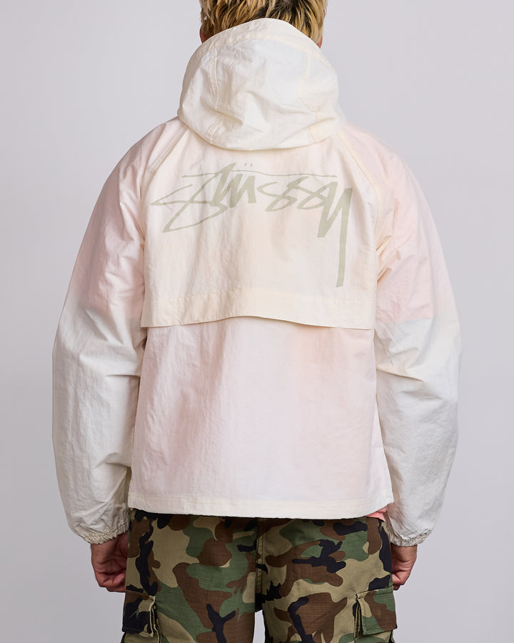 Stussy Nylon Beach Shell Jacket Bone