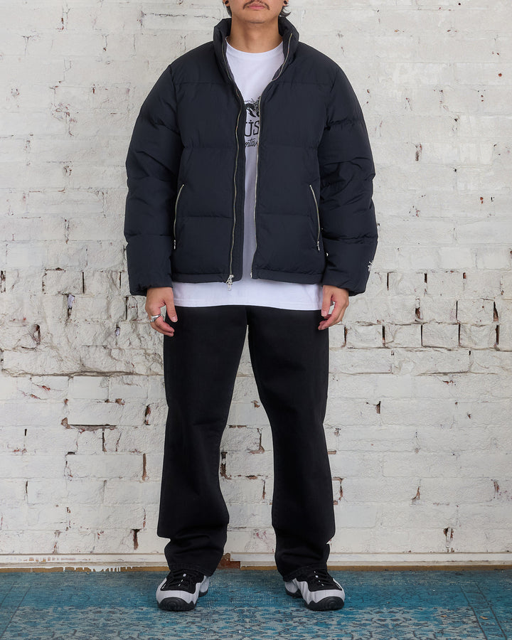 Stussy Nylon Down Puffer Jacket Black