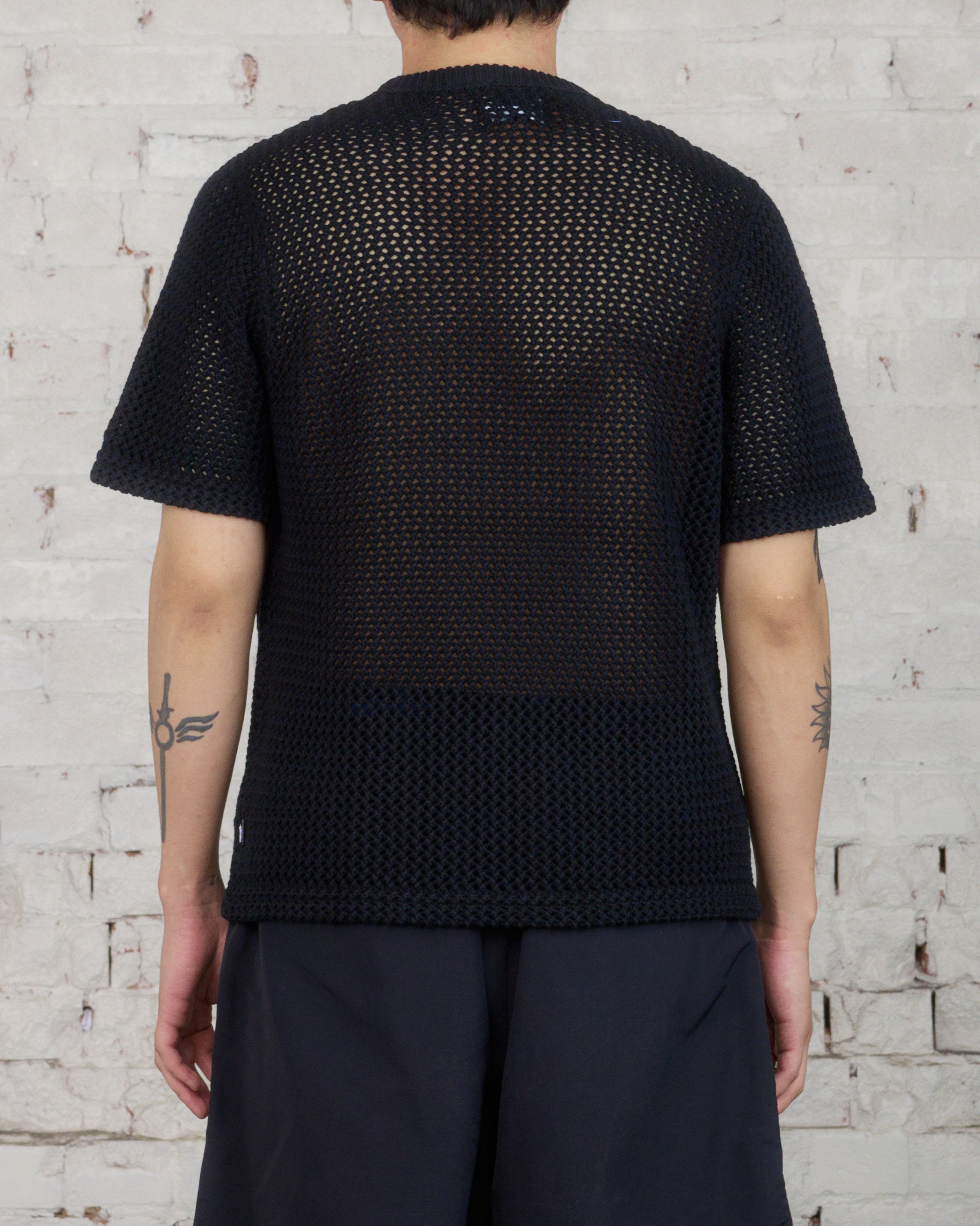 Stussy O'Dyed Mesh Crew Black – LESS 17