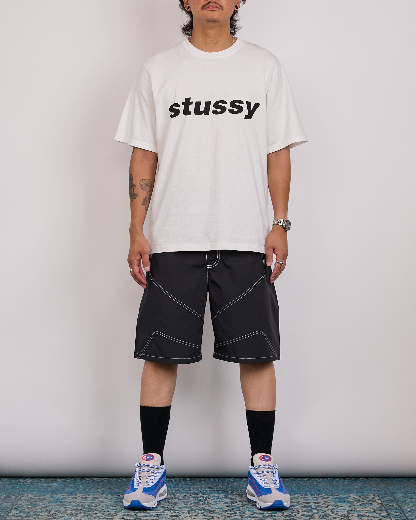 stussy ショーツ oldstussy supreme Stussy Octane Board Short Black – LESS 17