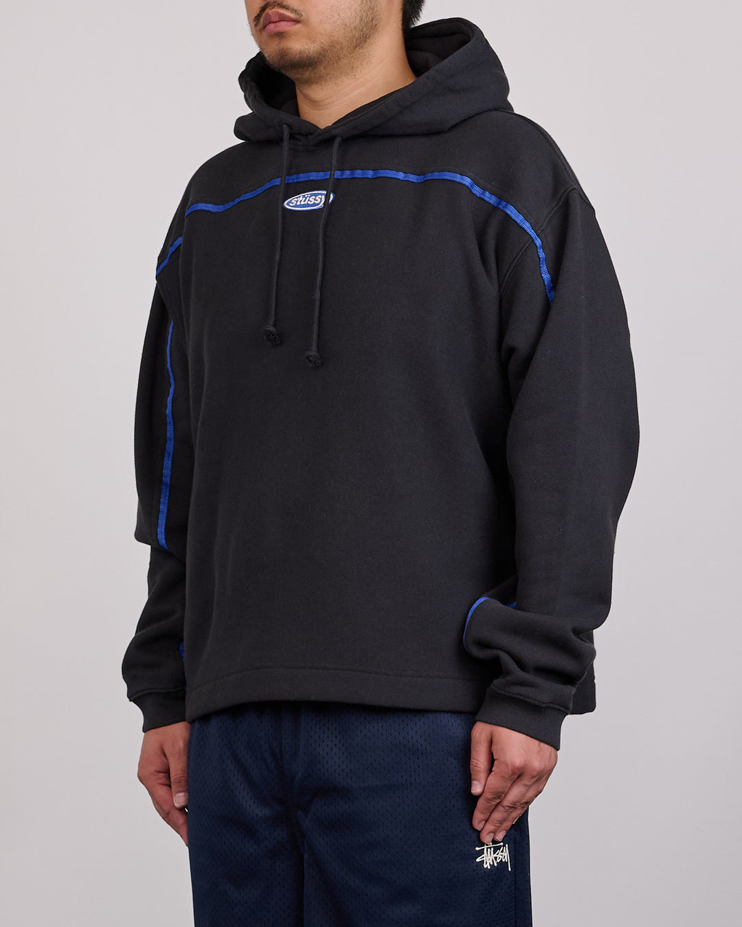 Stussy Oval Pullover Hoodie Black