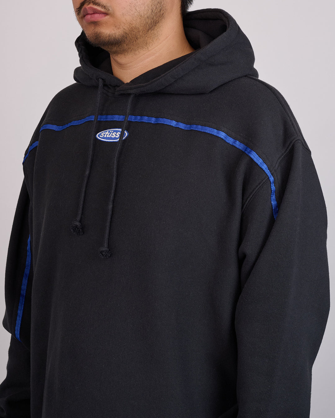 Stussy Oval Pullover Hoodie Black