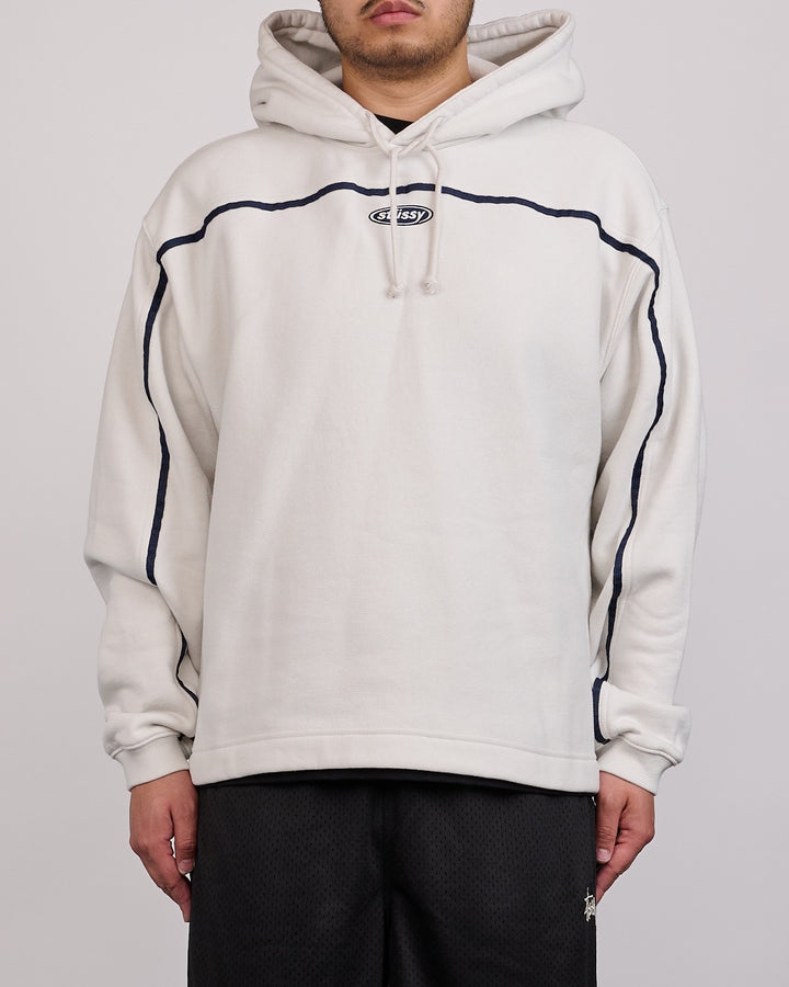 Stussy Oval Pullover Hoodie Stone