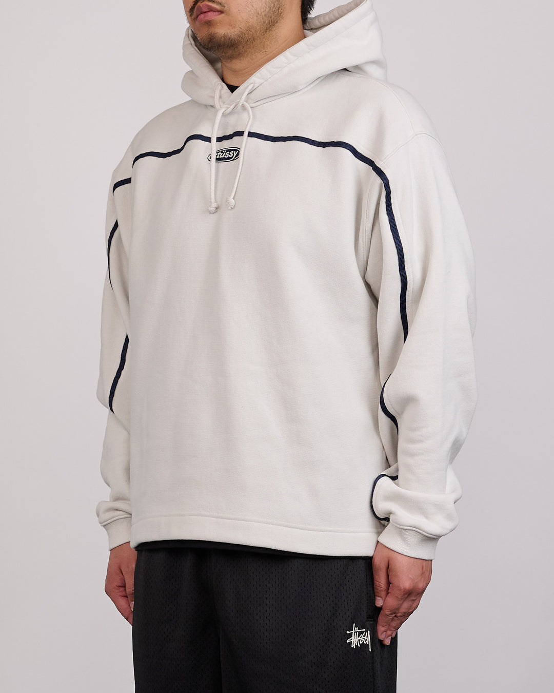 Stussy Oval Pullover Hoodie Stone