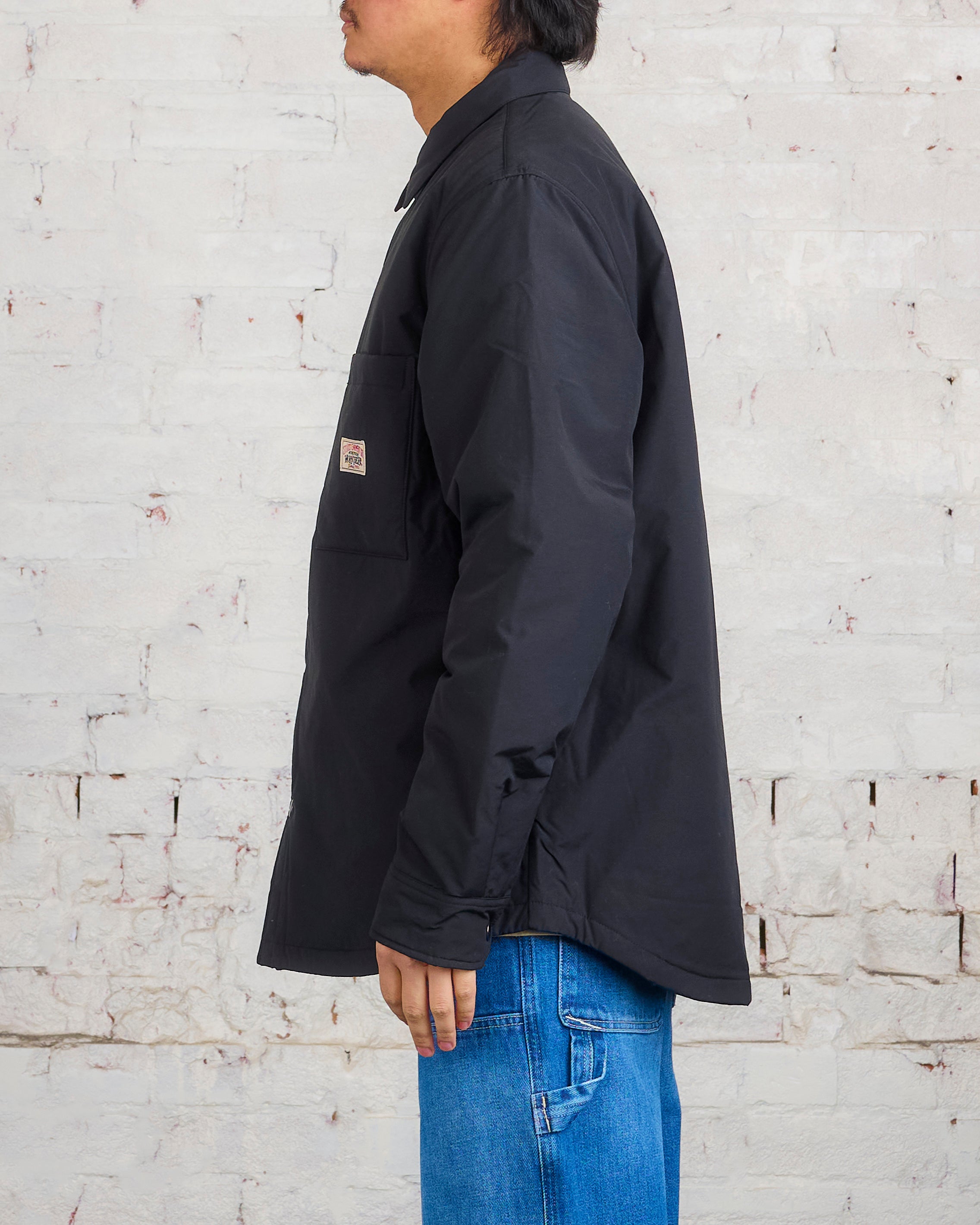 Stussy Padded Tech Over Shirt Jacket Black