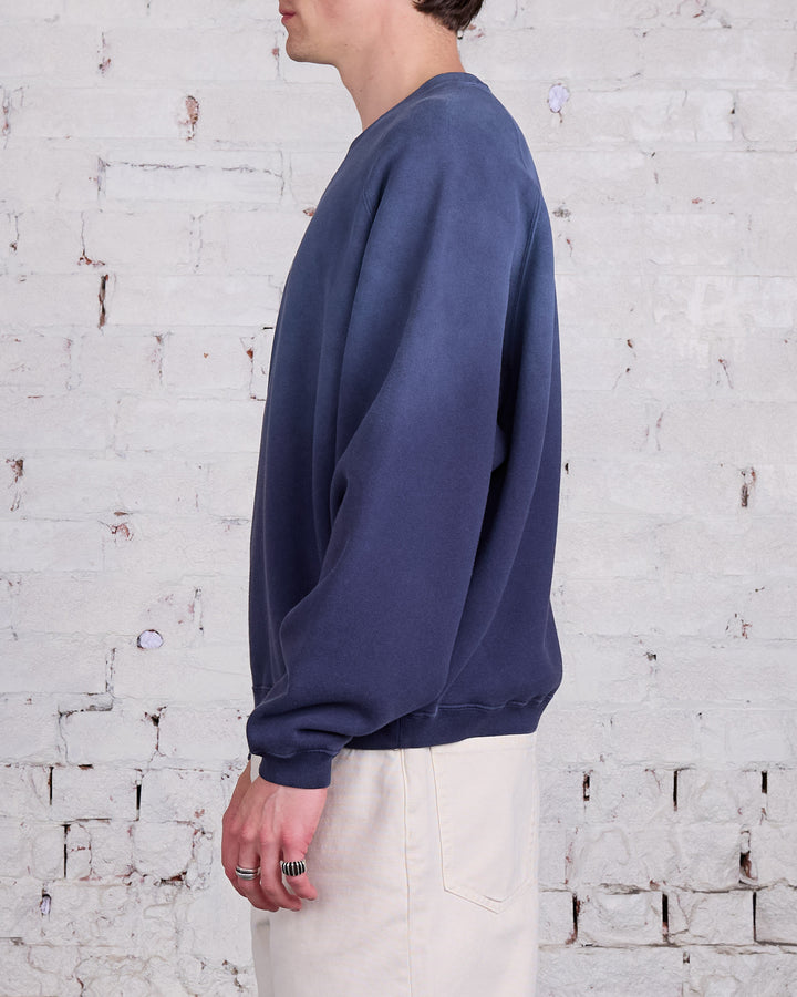 Stussy Raglan Sleeve Crewneck Navy