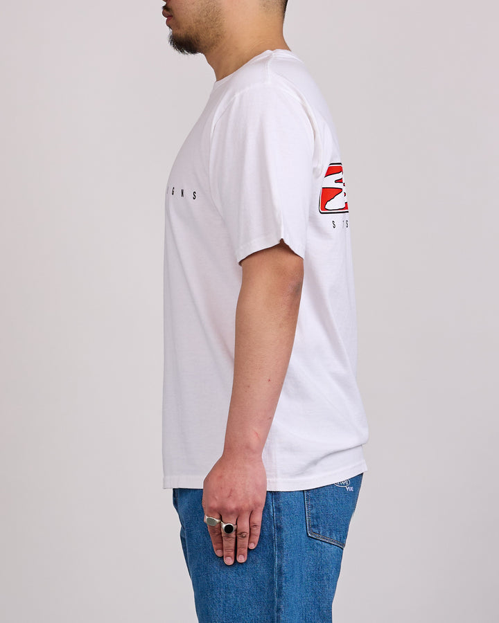 Stussy S Box T-Shirt White