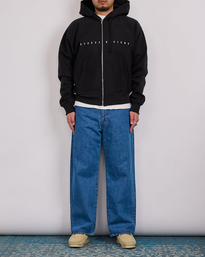 Stussy S Box Zip Hoodie Black