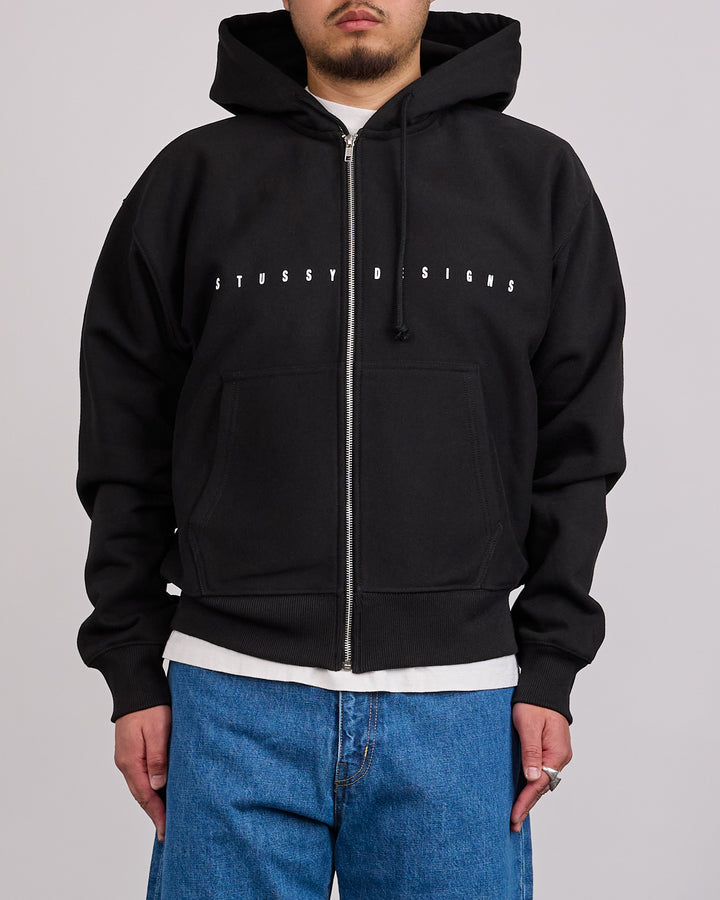 Stussy S Box Zip Hoodie Black