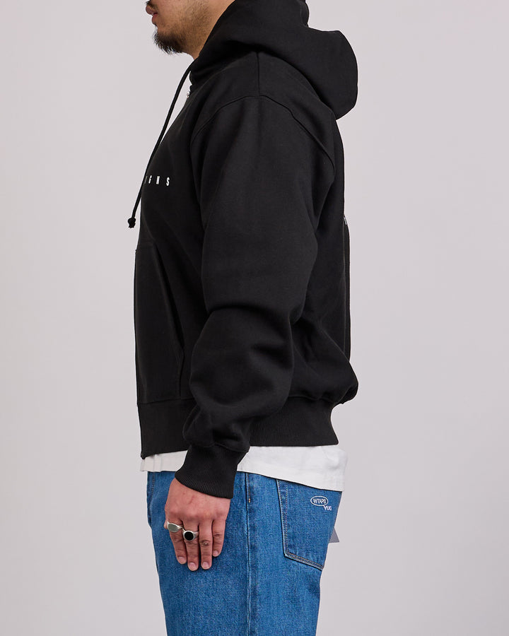 Stussy S Box Zip Hoodie Black