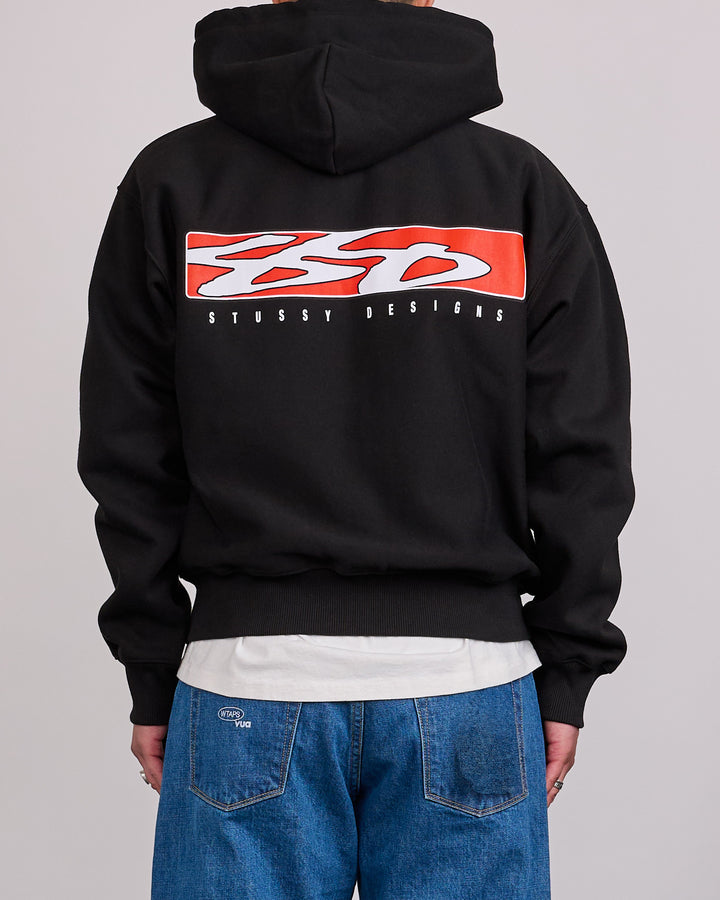 Stussy S Box Zip Hoodie Black