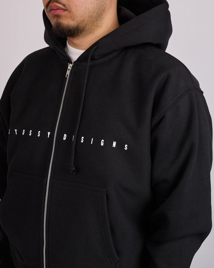Stussy S Box Zip Hoodie Black
