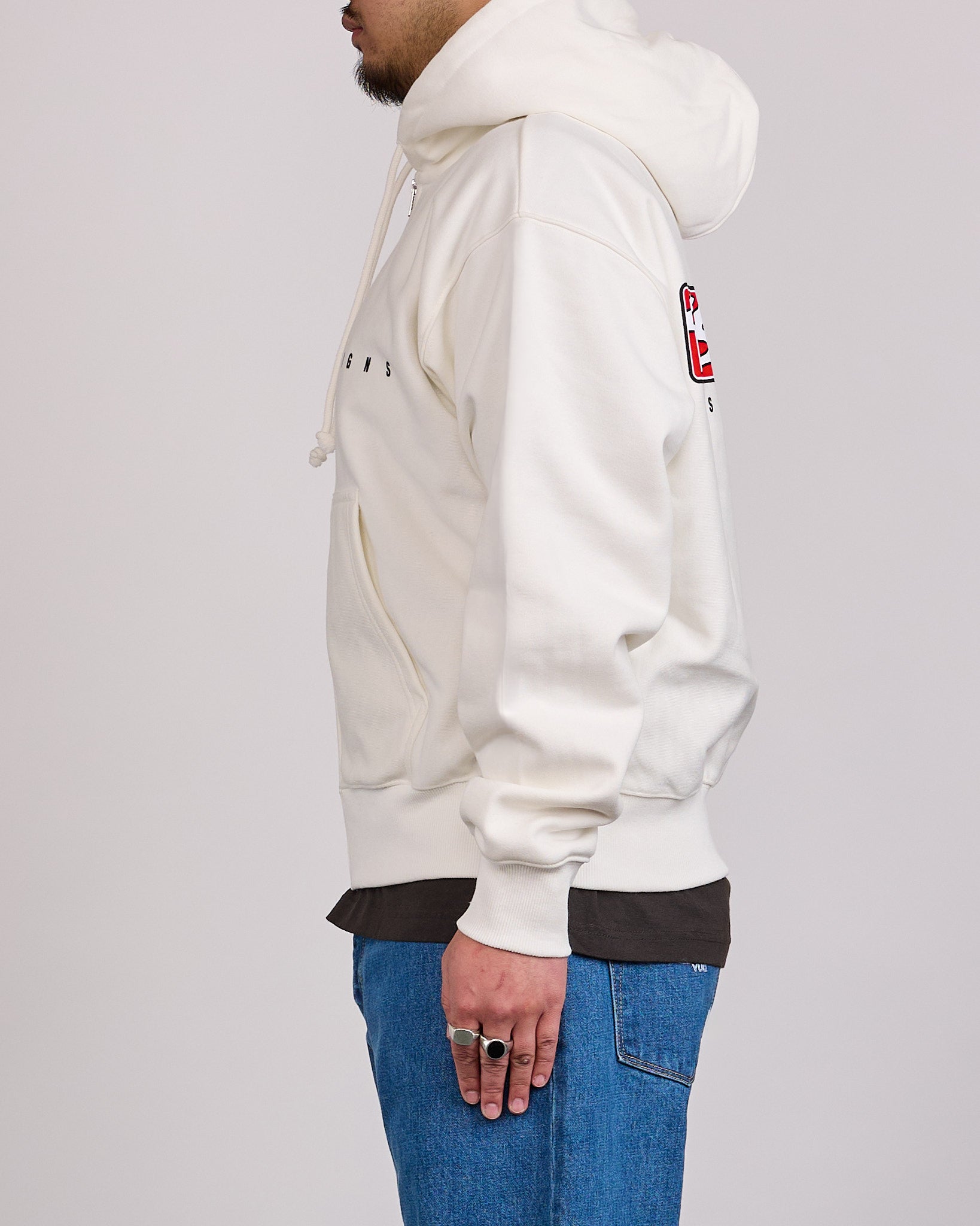 Stussy S Box Zip Hoodie Off White – LESS 17