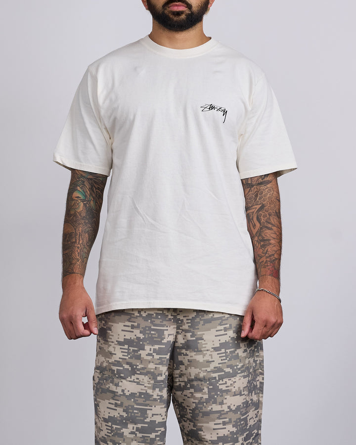 Stussy Serpent Pigment Dyed T-Shirt Natural