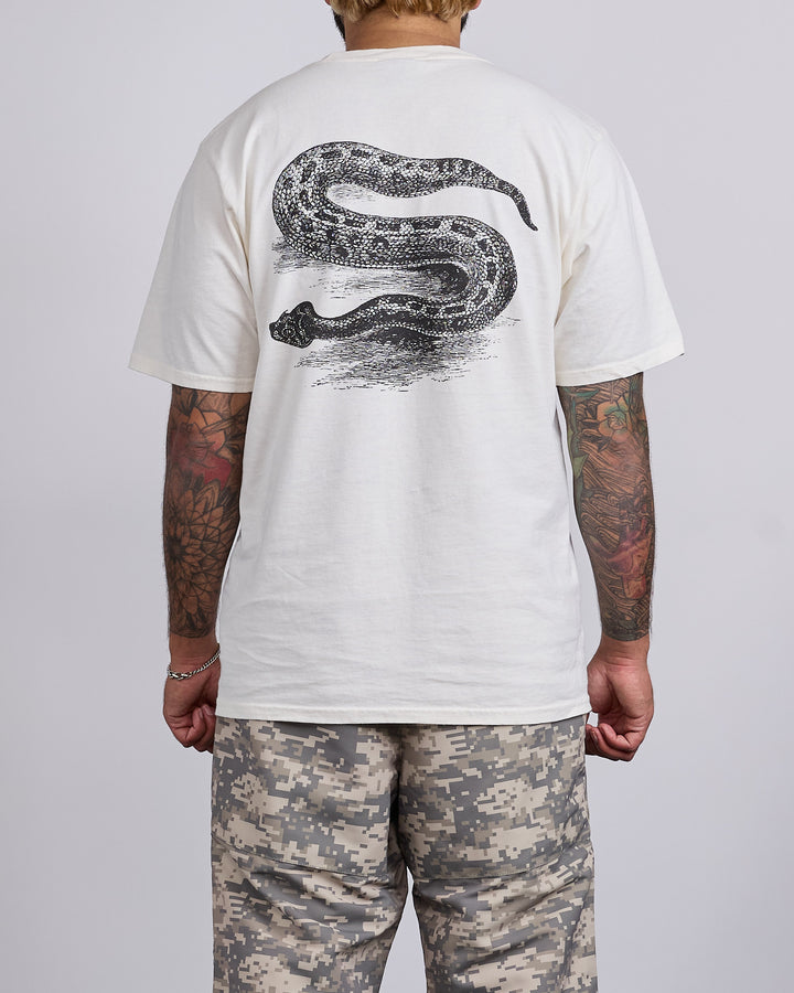 Stussy Serpent Pigment Dyed T-Shirt Natural