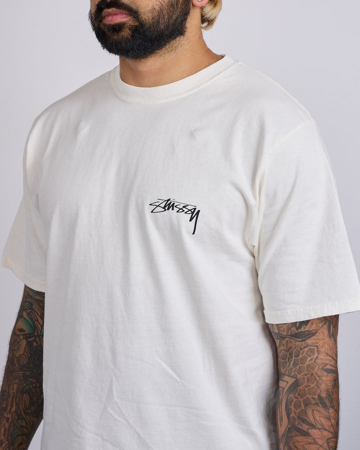 Stussy Serpent Pigment Dyed T-Shirt Natural