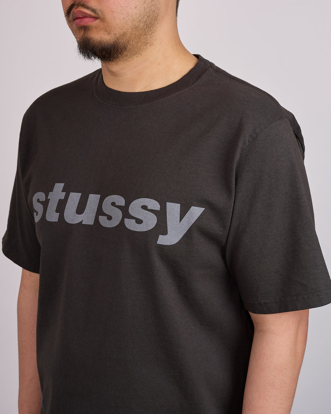 Stussy Shark Pigment Dyed T-Shirt Faded Black