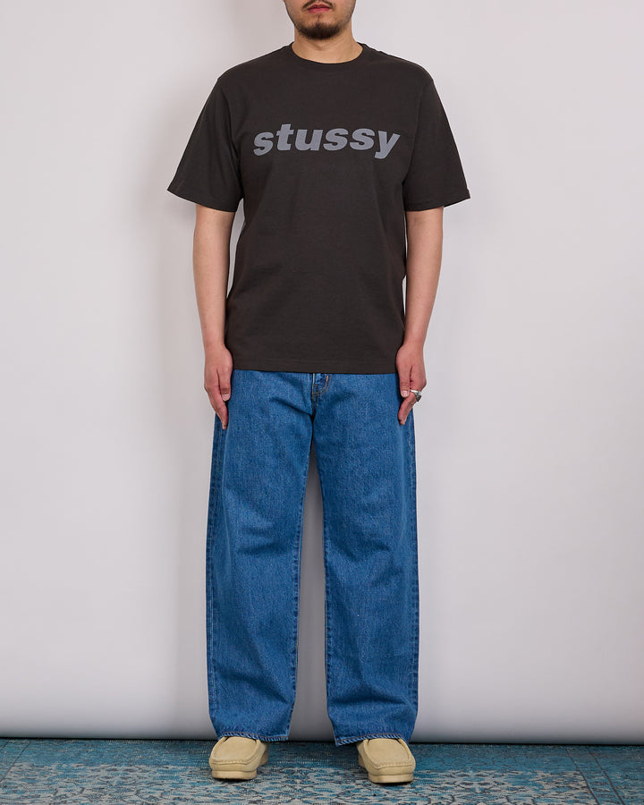 Stussy Shark Pigment Dyed T-Shirt Faded Black