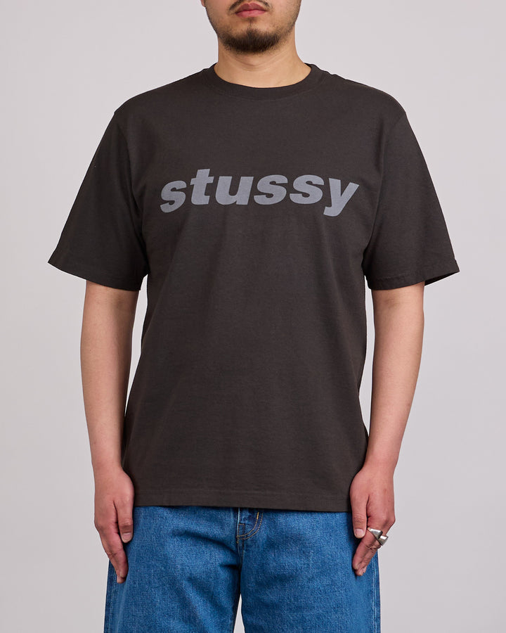 Stussy Shark Pigment Dyed T-Shirt Faded Black