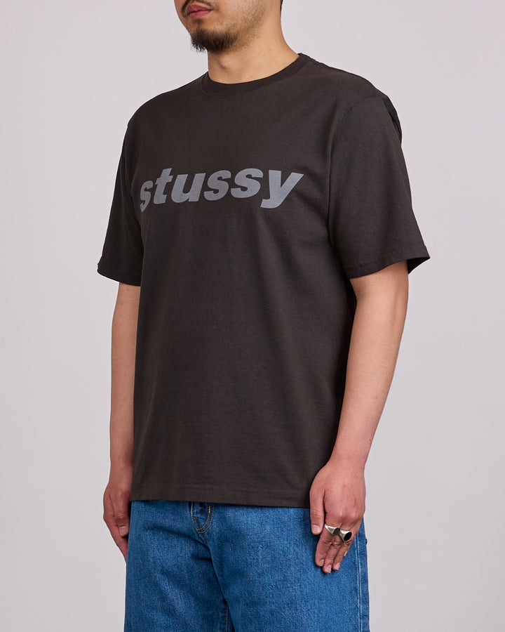 Stussy Shark Pigment Dyed T-Shirt Faded Black