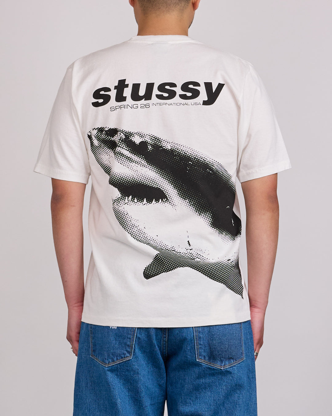 Stussy Shark Pigment Dyed T-Shirt Natural