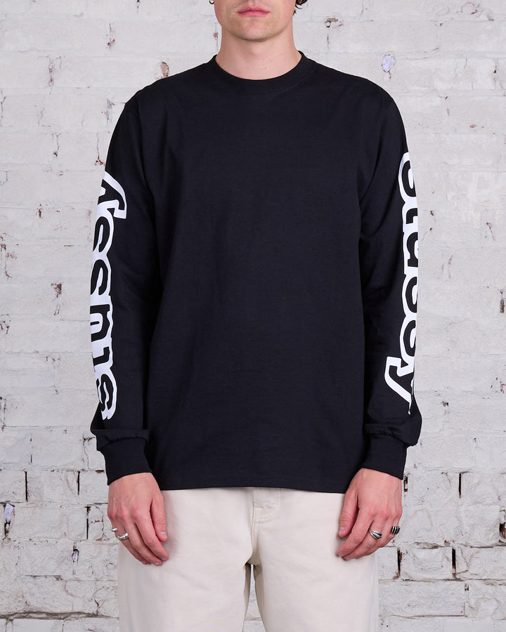 Stussy Sideways LS T-Shirt Black