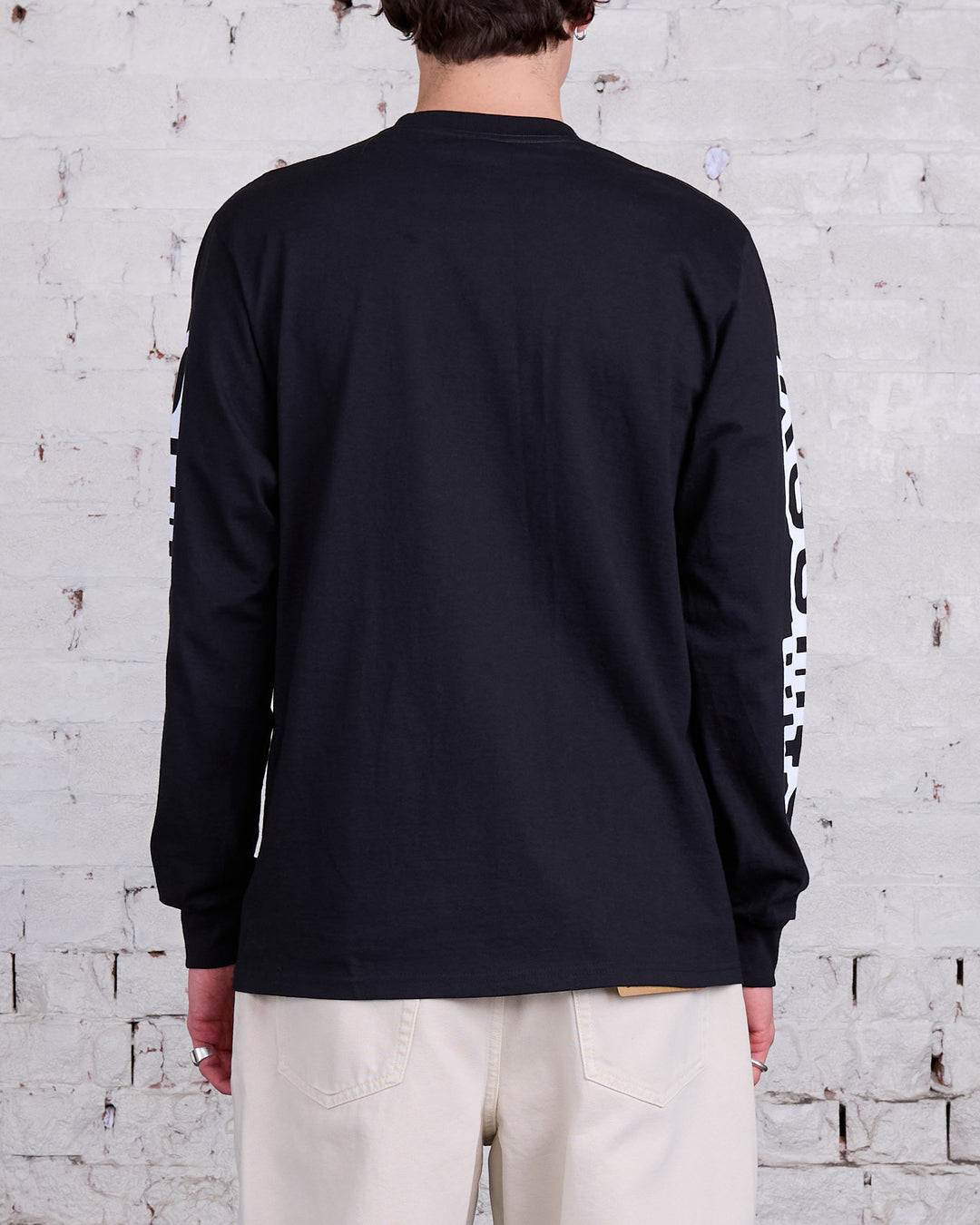 Stussy Sideways LS T-Shirt Black