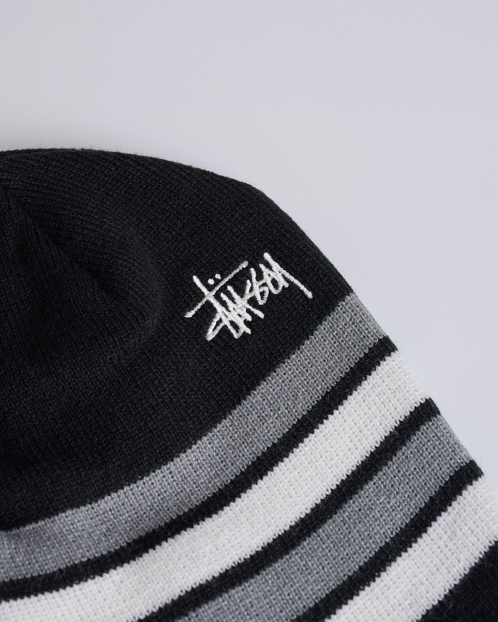 Stussy Skullcap Beanie Basic Striped Black – LESS 17