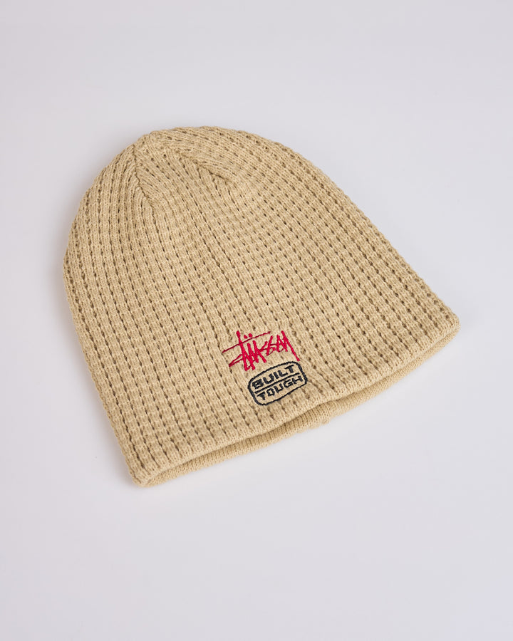 Stussy Skullcap Beanie Built Tough Sand