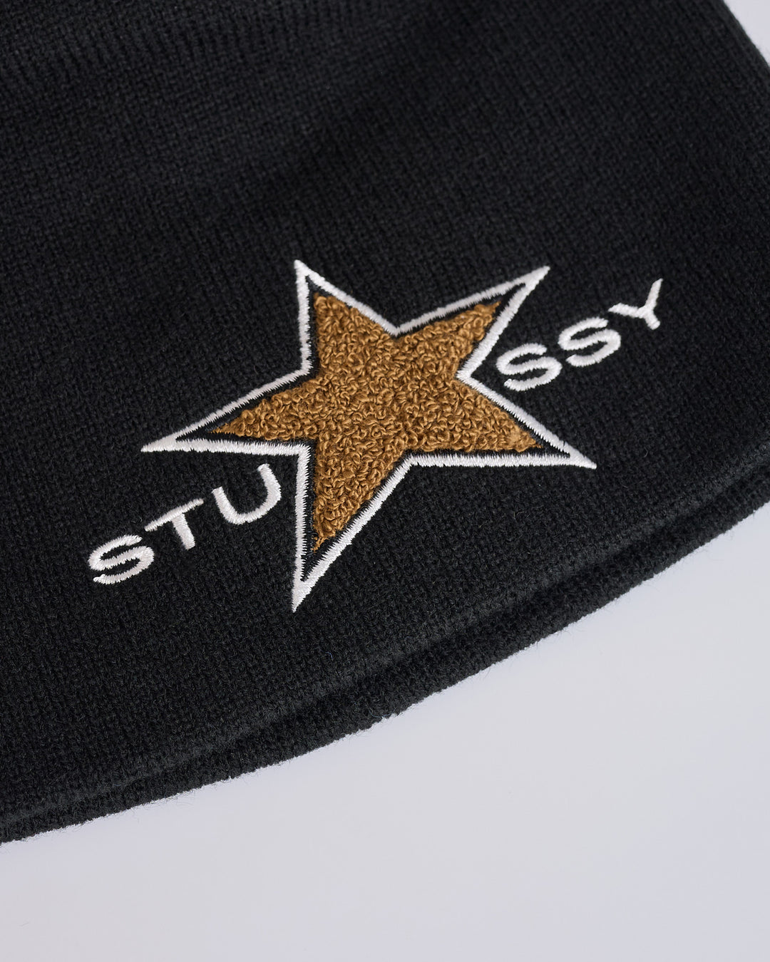 Stussy Skullcap Beanie Chenille Black