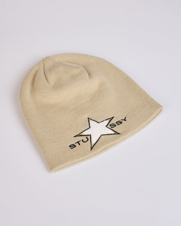Stussy Skullcap Beanie Chenille Sand