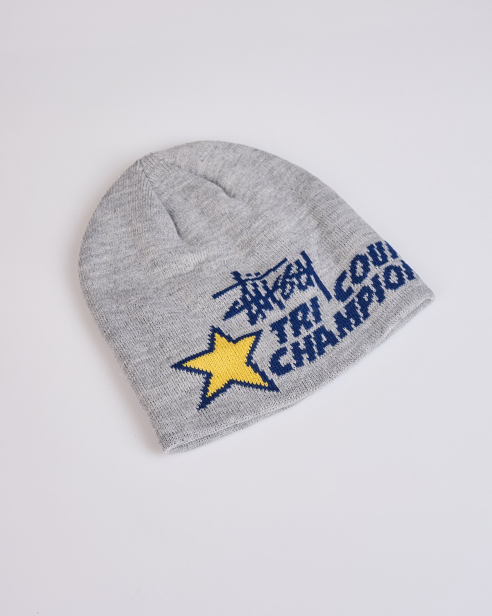 Stussy Skullcap Beanie Tri County Grey – LESS 17