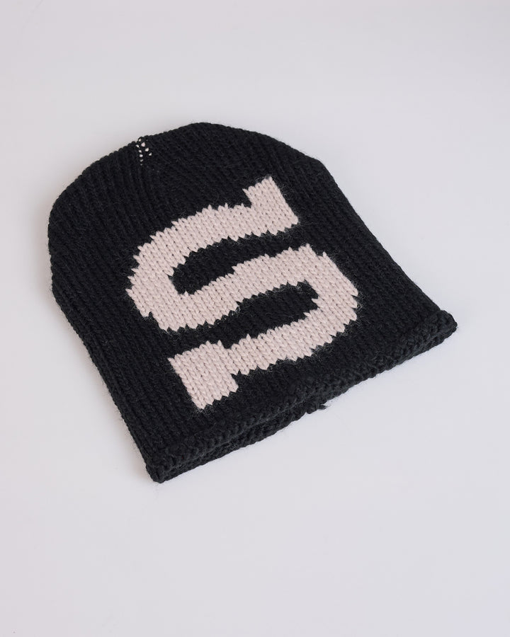 Stussy Skullcap Knit Burly S Black