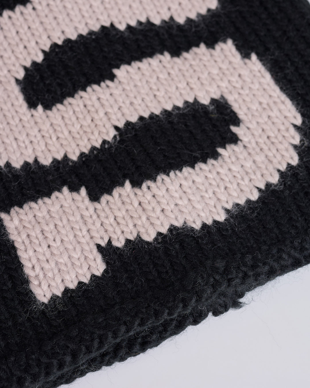 Stussy Skullcap Knit Burly S Black