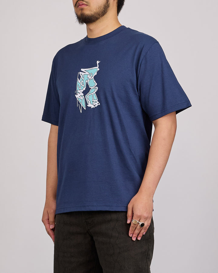 Stussy Smooth Sk8 T-Shirt Navy