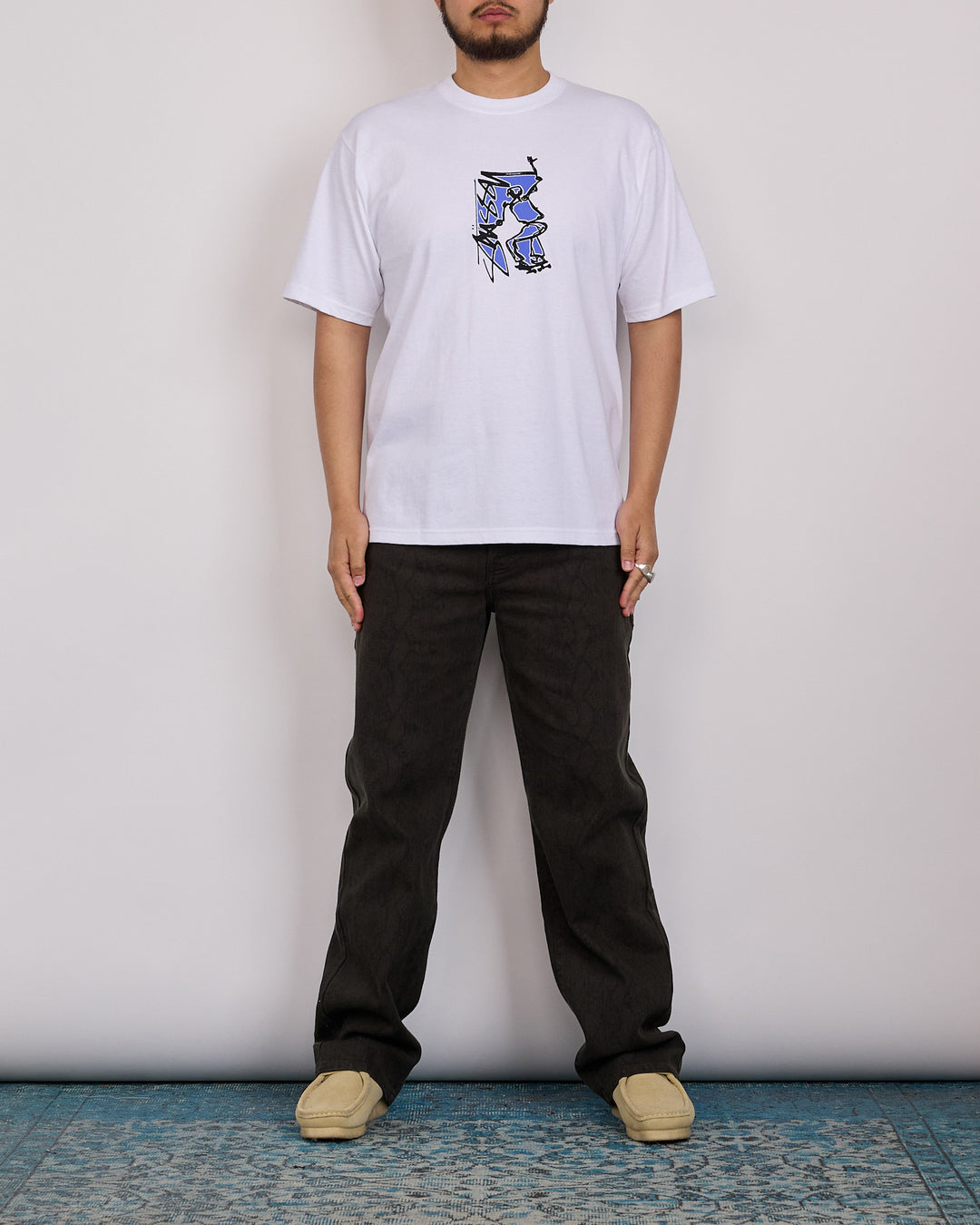 Stussy Smooth Sk8 T-Shirt White