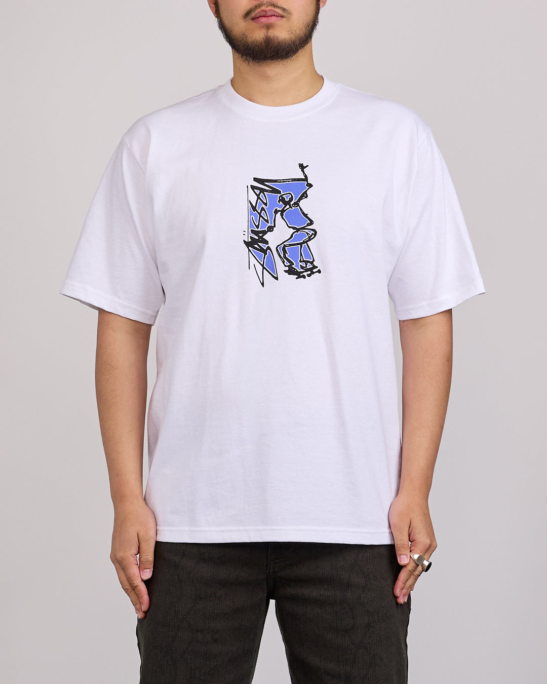Stussy Smooth Sk8 T-Shirt White