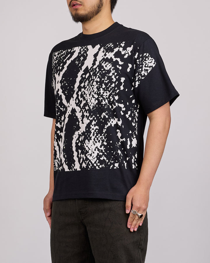 Stussy Snakeskin T-Shirt Black