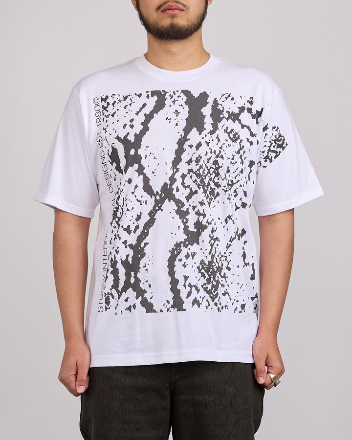 Stussy Snakeskin T-Shirt White